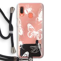 Tiny Bugs: Samsung Galaxy A20e Transparant Hoesje met koord