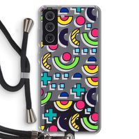8-bit N°6: Samsung Galaxy S21 FE Transparant Hoesje met koord