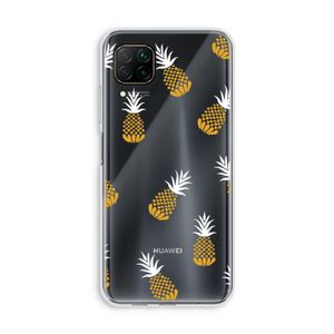 Ananasjes: Huawei P40 Lite Transparant Hoesje