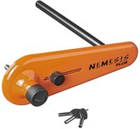 Fullstop Nemesis Plus wielklem SCM voor camper oranje