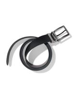 Menclothing Omkeerbare Mannenriem 3.5cm Zwart (zwart) - thumbnail