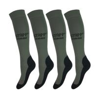 STAPP Horse Paardrijsokken Deocell 4-pack Militair-39/42 STAPP Horse Paardrijsokken Deocell 4-pack Militair-39/42