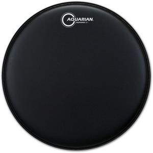 Aquarian Response 2 Texture Coated Black 16 inch drumvel