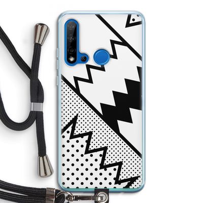Pop Art #5: Huawei P20 Lite (2019) Transparant Hoesje met koord