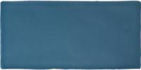 Cifre Atlas Marine wandtegel vintage look 7x15 cm donker blauw mat