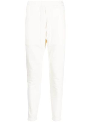 Low Brand pantalon de jogging en coton à coupe fuselée - Blanc