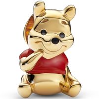 Pandora 762212C01 Bedel Disney Winnie the Pooh Bear zilver-emaille - thumbnail