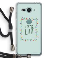 It's Lit: Sony Xperia XZ2 Compact Transparant Hoesje met koord