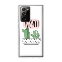 I love cacti: Samsung Galaxy Note 20 Ultra / Note 20 Ultra 5G Transparant Hoesje