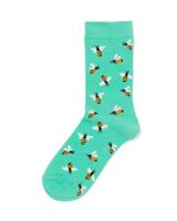 HEMA Sokken Met Katoen Just Bee Yourself Groen (groen)