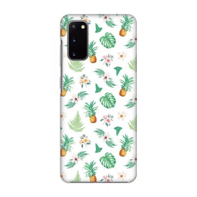 Ananas bladeren: Volledig geprint Samsung Galaxy S20 Hoesje