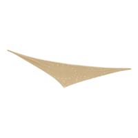 Schaduwdoeken Beige 3 x 3 x 3 m LED Licht Buitenkant Zon Zonnetent