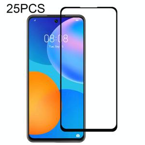 Voor Huawei P Smart 2021 25 PCS Full Glue Full Screen Tempered Glass Film