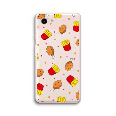 Chicken 'n Fries: Google Pixel 3 XL Transparant Hoesje