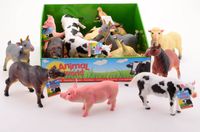 Animal World boerderij dier, soft, 20-28 cm ( per stuk ) - thumbnail