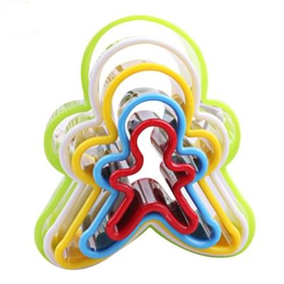 5 PCS cookies kunststof taart mal biscuit plunjer formulieren DIY bakken tools (mens)
