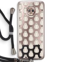 Uilen: Motorola Moto G6 Transparant Hoesje met koord