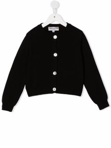 Simonetta cardigan en maille fine - Noir