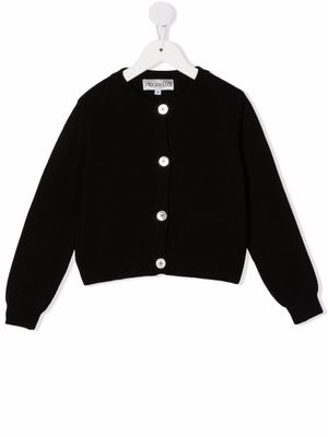 Simonetta cardigan en maille fine - Noir