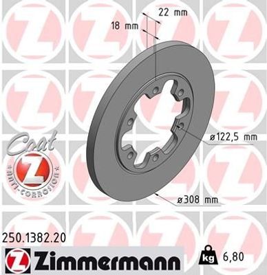 Remschijf Coat Z 250138220