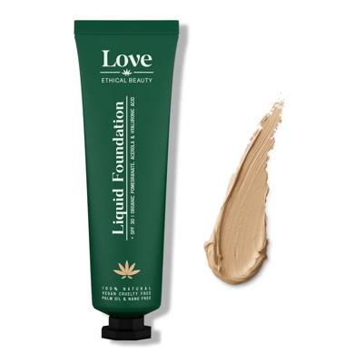 Love Ethical Beauty Natuurlijke Vloeibare Foundation SPF30 Light