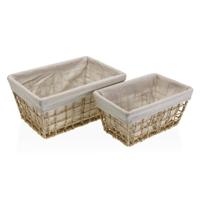 Wasmand Versa Nadir Bruin Zeealgen 22 x 15 x 32 cm