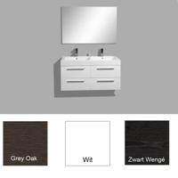 Badmeubel Sanilux Vegas 120x50x50 cm Hoogglans Wit