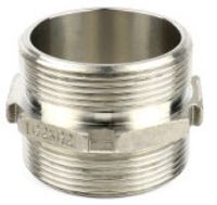 Tankwagenkoppeling dubbele nippel - RVS - 3''