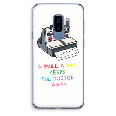 Smile: Samsung Galaxy S9 Plus Transparant Hoesje