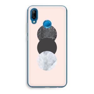 Marmeren cirkels: Huawei P20 Lite Transparant Hoesje
