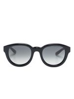 Giorgio Armani lunettes de soleil à monture ronde - Noir