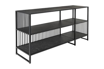 Shelf ARCHITECTURE 120cm antraciet marmerlook - 44764