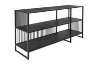 Shelf ARCHITECTURE 120cm antraciet marmerlook - 44764