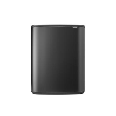 Brabantia Bo Touch Bin Afvalemmer - 60 liter - kunststof binnenemmer - confident grey 233623