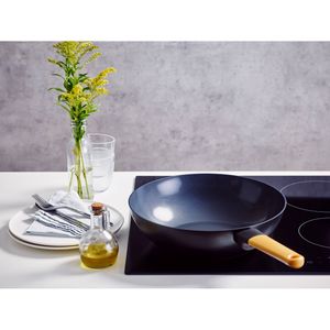 Brabantia TASTY+ Wokpan - Ø 30 cm - keramische PFAS-vrije antiaanbaklaag - honey yellow