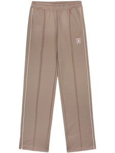 Sporty & Rich pantalon de jogging à logo Runner imprimé - Marron