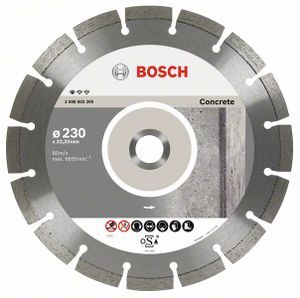 Bosch Accessoires Diamantdoorslijpschijf Standard for Concrete 230 x 22,23 x 2,3 x 10 mm 10st - 2608603243