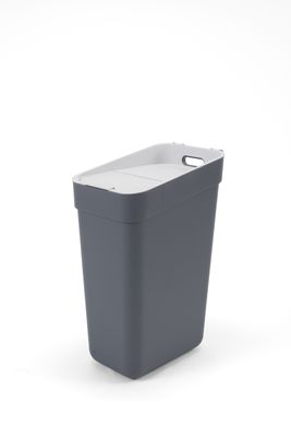 Curver ready to collect prullenbak 30 liter donkergrijs-lichtgrijs