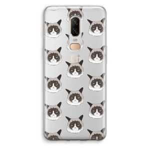It's a Purrr Case: OnePlus 6 Transparant Hoesje