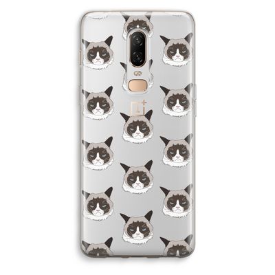 It's a Purrr Case: OnePlus 6 Transparant Hoesje