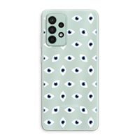 Eyes pattern: Samsung Galaxy A52s 5G Transparant Hoesje Eyes pattern: Samsung Galaxy A52s 5G Transparant Hoesje