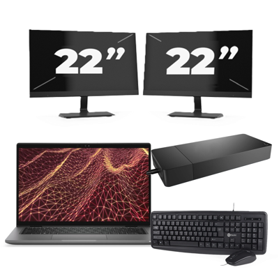 Dell Latitude 7430 - Intel Core i7-12e Generatie - 14 inch - 16GB RAM - 256GB SSD - Windows 11 Home + 2x 22 inch Monitor Dell Latitude 7430 - Intel Core i7-12e Generatie - 14 inch - 16GB RAM - 256GB SSD - Windows 11 Home + 2x 22 inch Monitor