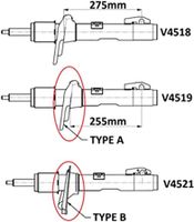 Schokdemper V4519 Schokdemper V4519