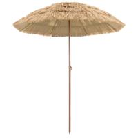 Strandparasol Bruin 160 x 196 cm Staal