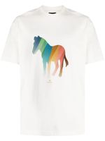 PS Paul Smith T-shirt met zebraprint - Wit - thumbnail