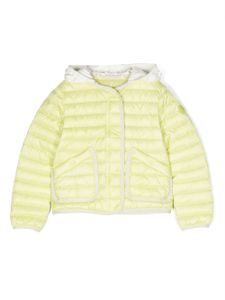 Moncler Enfant veste matelassée à capuche - Vert