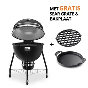 Weber Kamado E6 Kamado-barbecue/grill Ketel Houtskool (brandstof) Zwart