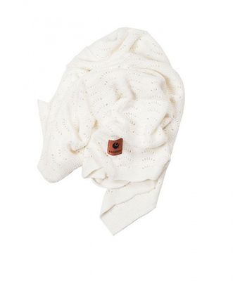 Easygrow babydeken Grandma Wave 110 cm oker