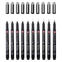 Sakura pigma micron black edition set en gratis etui, 10st - thumbnail