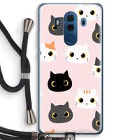 Katten: Huawei Mate 10 Pro Transparant Hoesje met koord